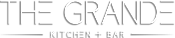 The Grande Kitchen and Bar text logo.