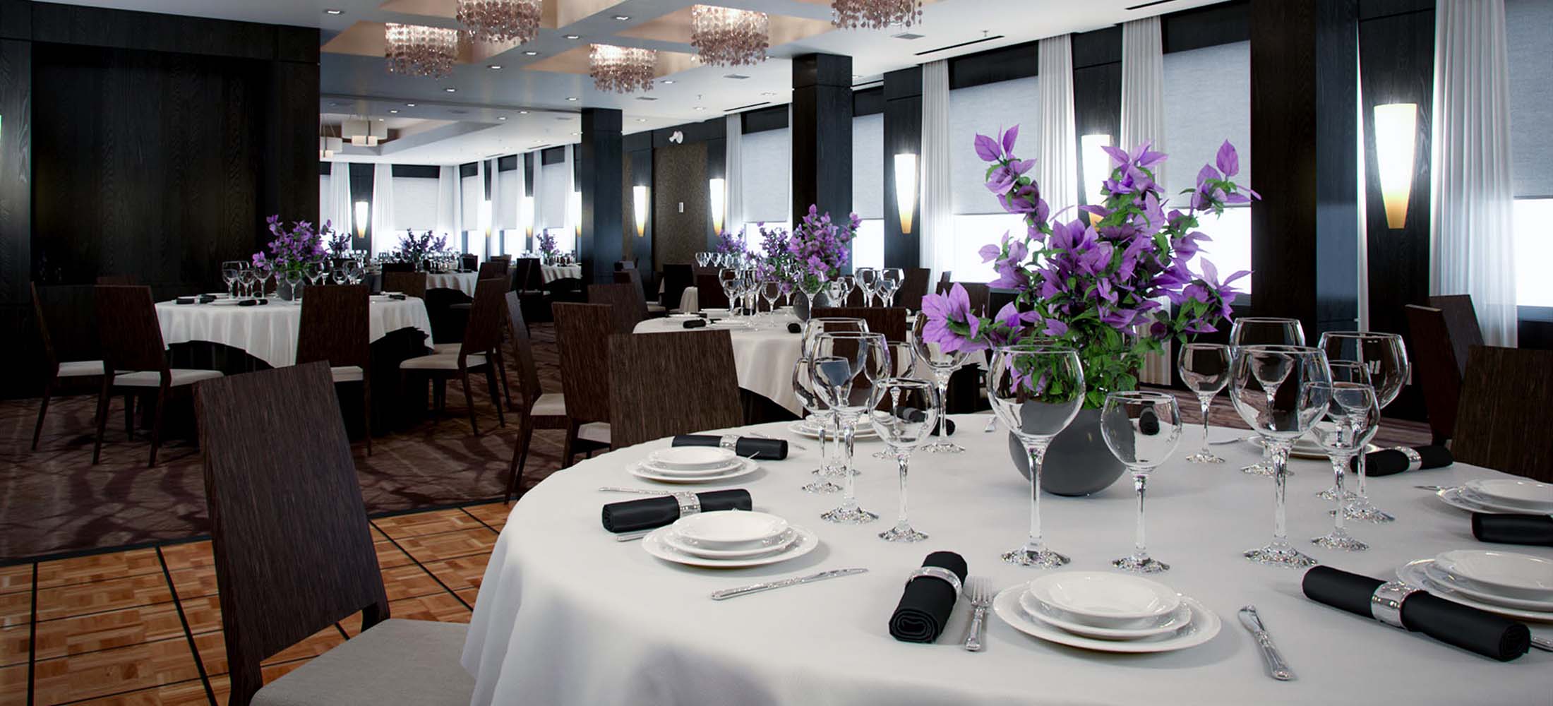 The Grande Kitchen + Bar Event and Meeting Room.